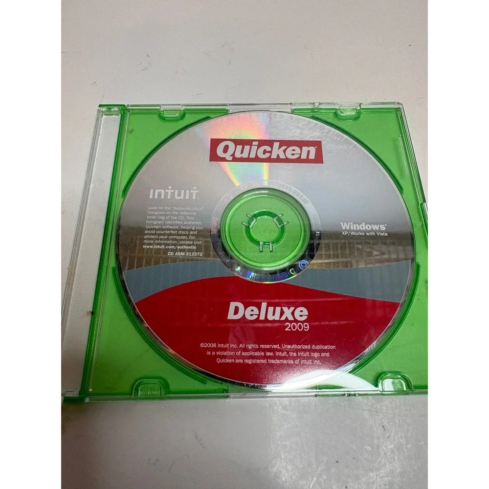 Intuit Quicken Deluxe 2009 for Windows XP / Vista